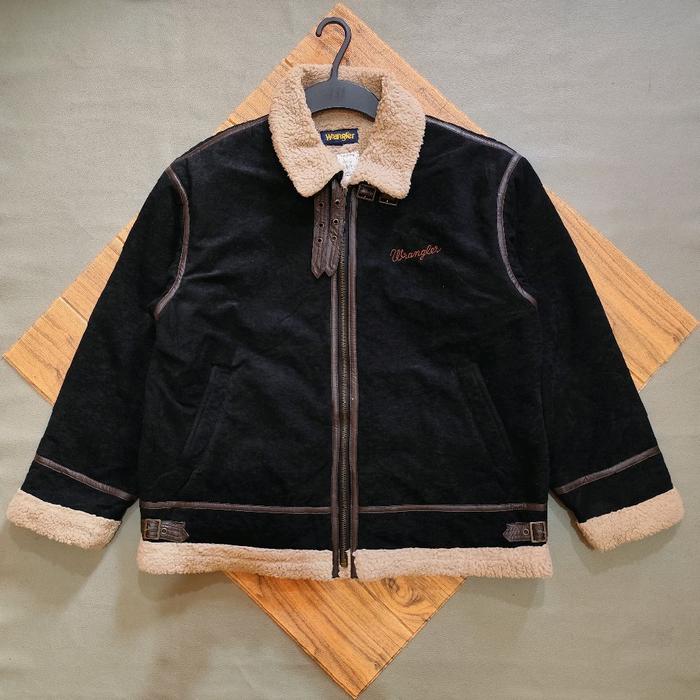 vintage jacket Wrangler B3 cowok