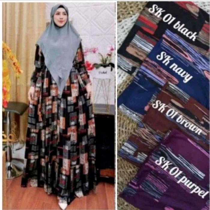 3Pcs 100Rb Gamis Hyget Busui Friendly Gamis Harian Lebaran 2025 Murah