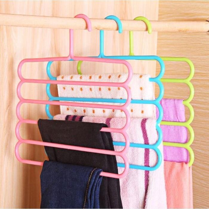 Hanger Susun 5 Laundry Gantungan Scarf Gantungan Jilbab Gantungan Krudung Gantungan Jilbab