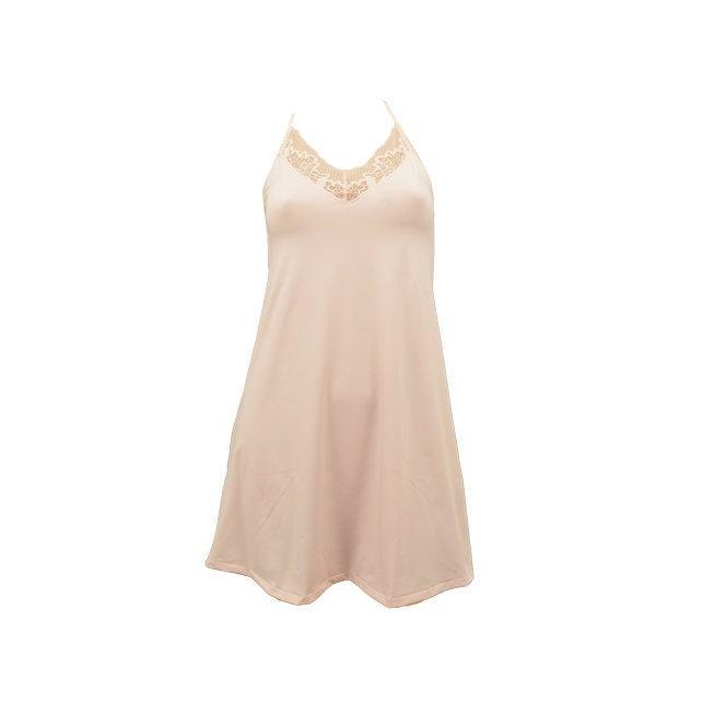 Lingerie Set Model LN 4950 Bahan Lembut Warna Cream Luludi Ukuran S