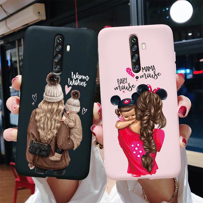 For Oppo Reno 2F Reno2 Z Case Silicone Soft Pretty Girls Painted