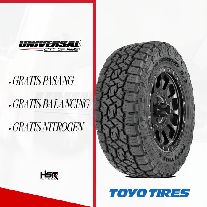 Ban Mobil Import MADE IN JAPAN 275 65 R18 Ring 18 Toyo Tires Open Country A/T Pajero/fortuner