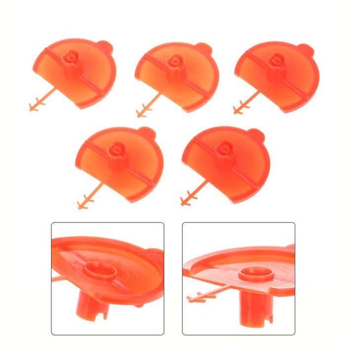 5pcs Spray Polyurethane Foam Gun Flat Fan Spray Nozzle Foam Expanding Spray Gun Foaming Jet Glue Gun