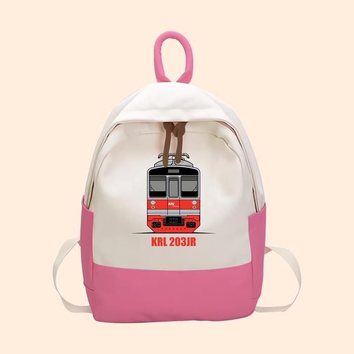 PROMO SPECIAL Tas Anak Kereta Api Indonesi KAI KRL Ransel Anak SD TK Kantong Backpack Karakter Anak 