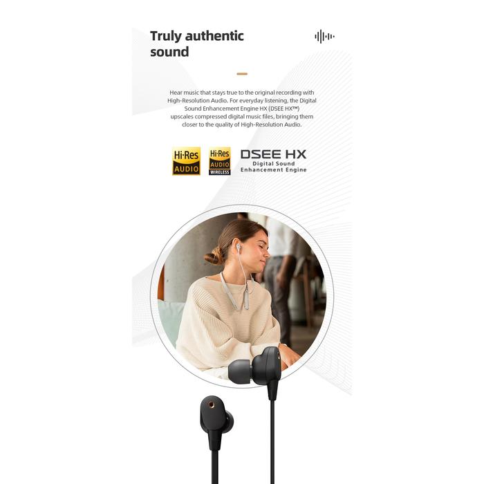 Sony WI-1000XM2 Earphone TWS Noise Canceling Wireless Behind-Neck in