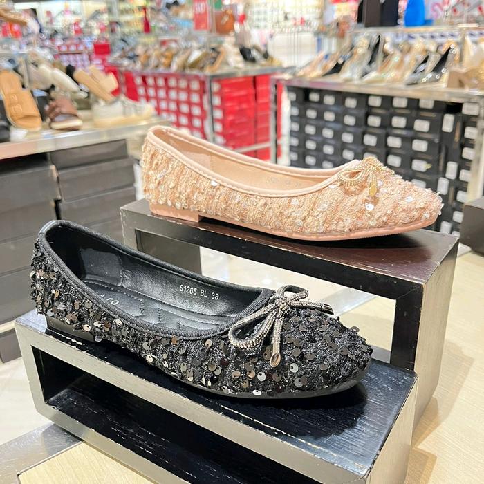 STEVE N CO sepatu wanita flat shoes comfort blink blink mewah
