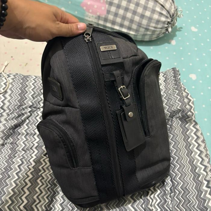 Tumi Alpha Bravo Higgins Original Selempang Pria Cowok Slingbag