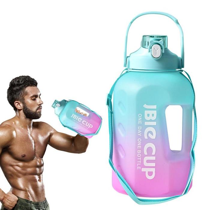 3L Calibration Water Bottle For Hiking Fitness Camping Men