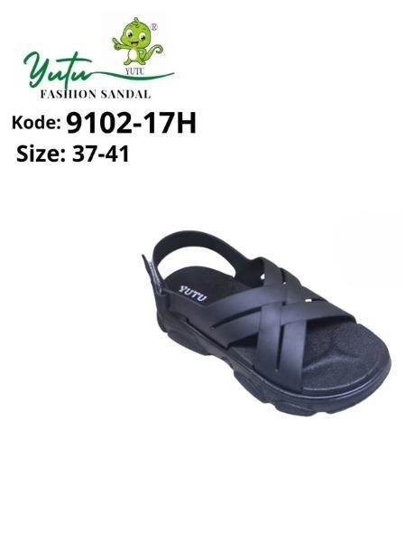 Ready Sandal Jelly Sendal Jelly Model Silang Tali Belakang Merk YUTU Empuk Ringan