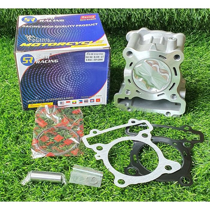 BISA GROSIR BLOK BORE UP NMAX NEW OLD AEROX 155 LEXI R15 VVA WR155 SUM RACING