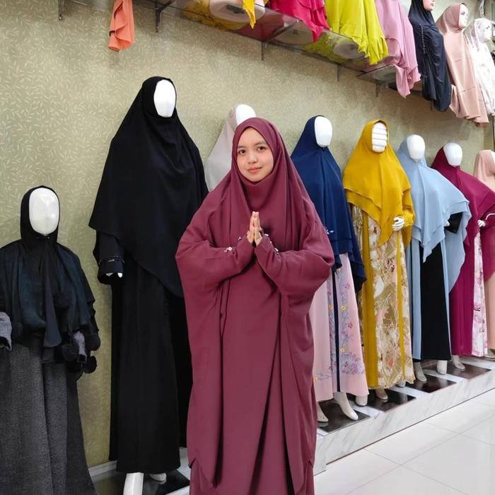 One set FK syar’i Wanita Gamis Syari