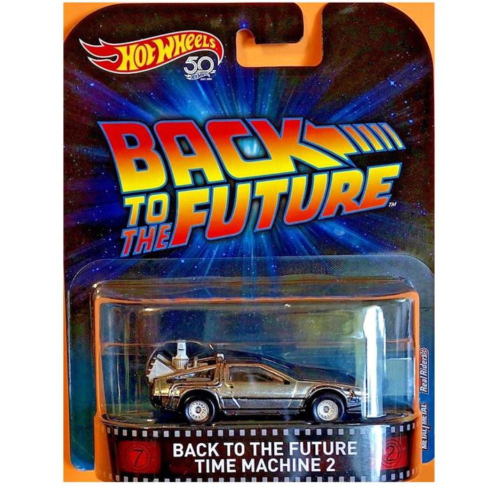 Hot Wheels 1/64 Car Back to the Future Time Machine Hover Mode