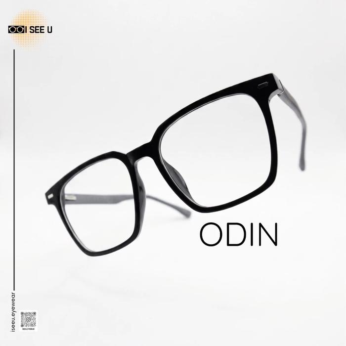 Kacamata ODIN Kotak Bold Frame Plastik Tebal - I See U Eyewear