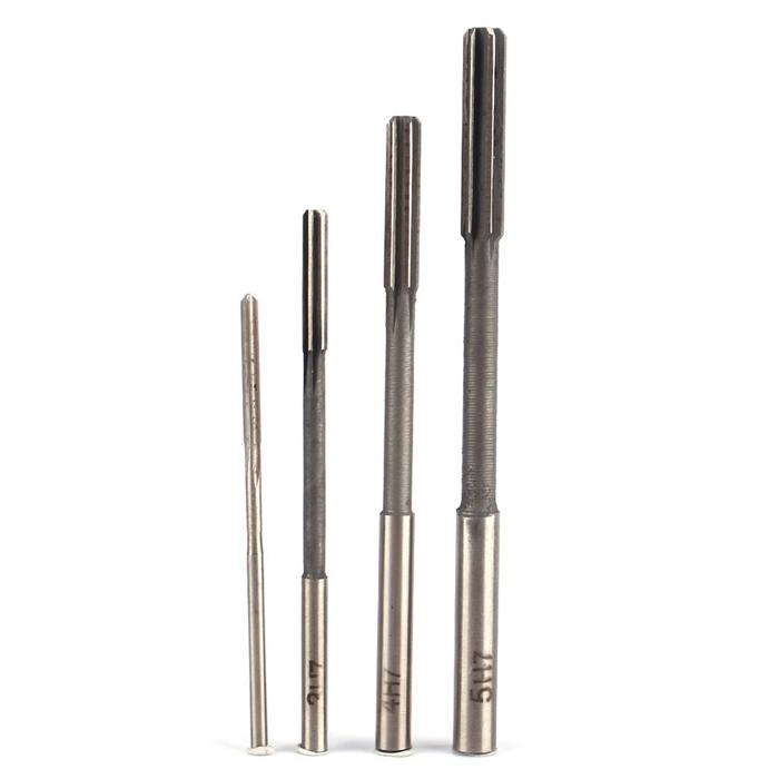 4 Pcs/ Lot HSS Reamer Machine HSS Straight Shank Milling Reamer