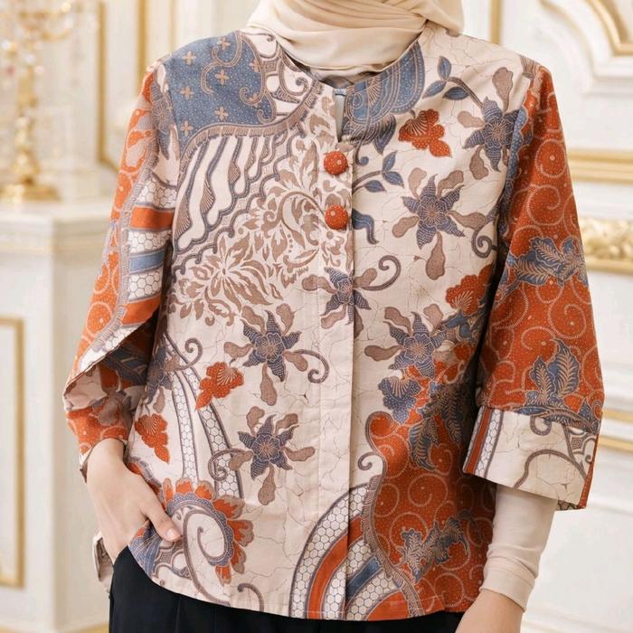 Batik Blus Najib Salem Wanita Panjang