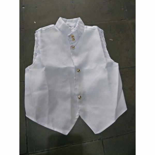 Terbaru Rompi Dalaman Beskap Jas Baju Pria Pakaian Cowok Fashion Warna Putih M