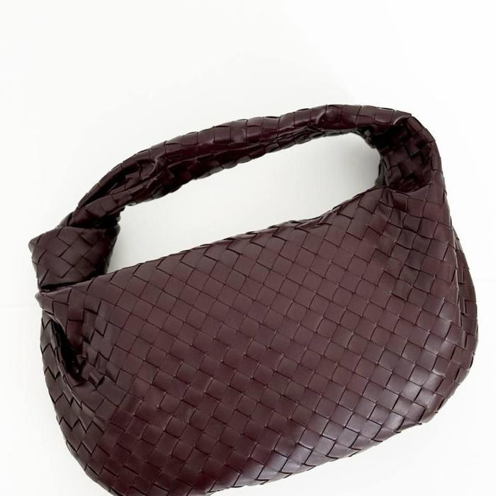 bag BV tas Small Jodie Bag in Dark Barolo