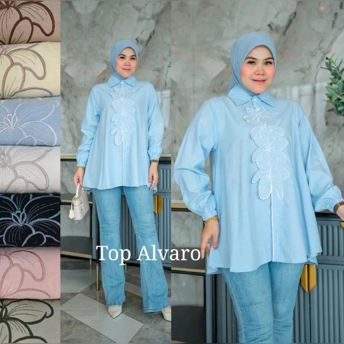 Atasan blouse WINODY import premium