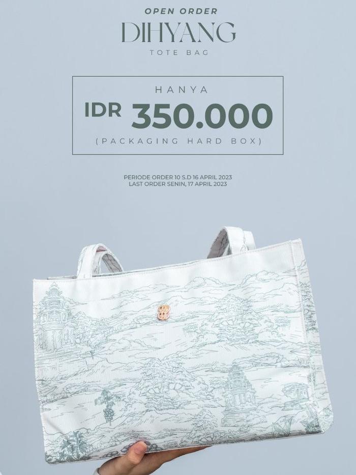 Dihyang Totebag by Puan Indonesia - Totebag Ekslusif Motif Original Puan Indonesia