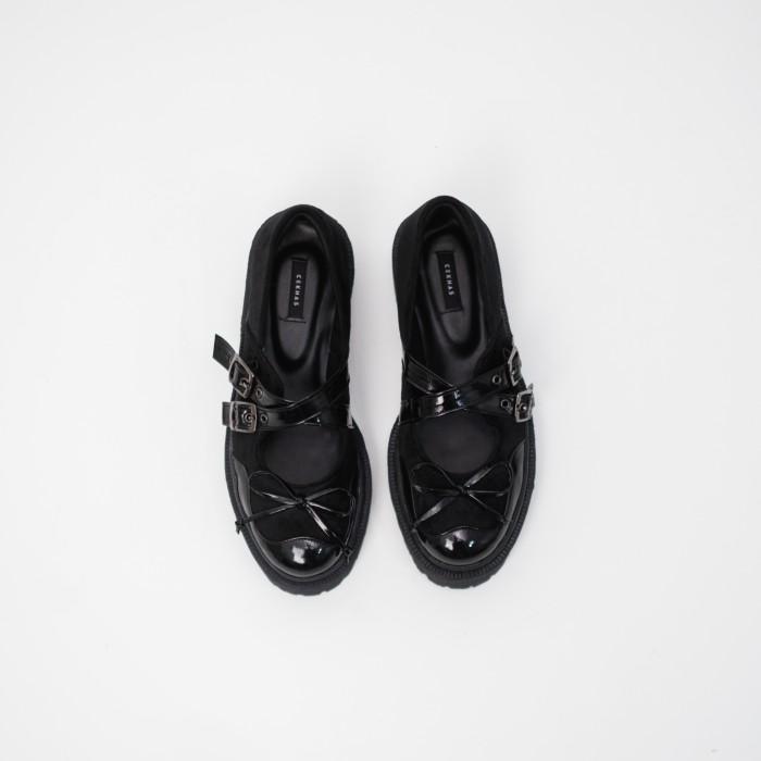 TERATAS CEKHAS - GIRL CRUSH Jisoo Black Shoes