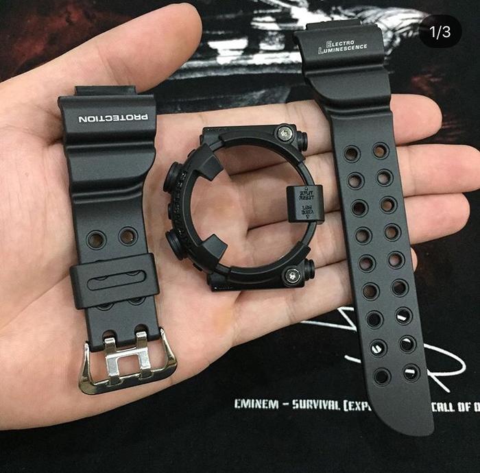 PREMIUM Band dan Bezel BNB Casio Gshock DW 8200BK Frogman Original