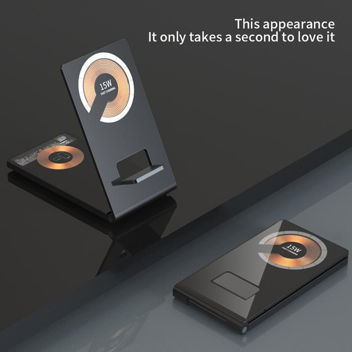 Wireless Charger Holder Portable Magnetic Wireless Charger Holder