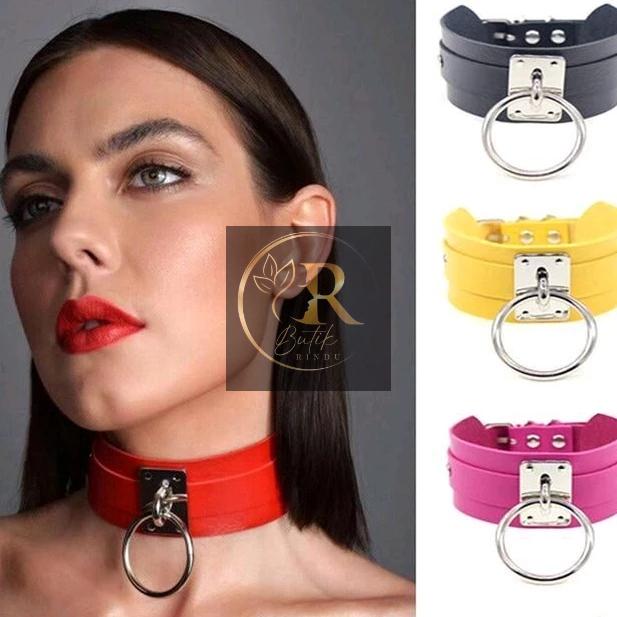 BUTIK_RINDU (CHOKER MONA) Body belt harness harajuku choker Halloween Gothic Metal Punk Japanese sty