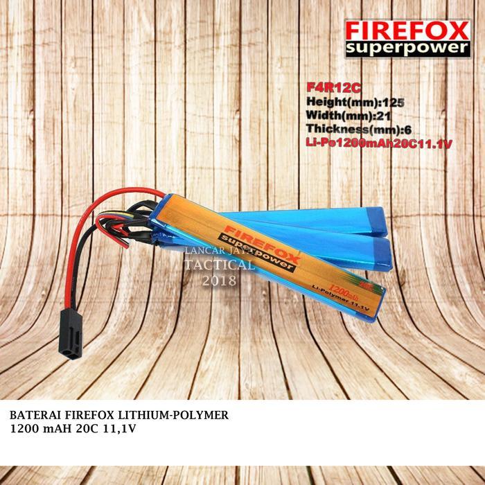 BATERAI FIREFOX LITHIUM-POLYMER 1200 MAH 20C 11,1V / LITHIUM 20C