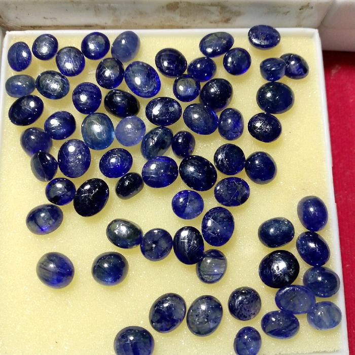 Natural batu blue sapir afrika Madagascar