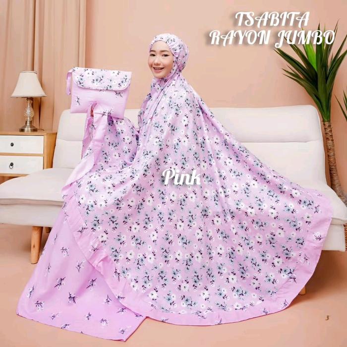 Mukena Dewasa Jumbo Tsabita Series Rukuh Mukenah Travelling Free Tas Cantik Murah Berkualitas