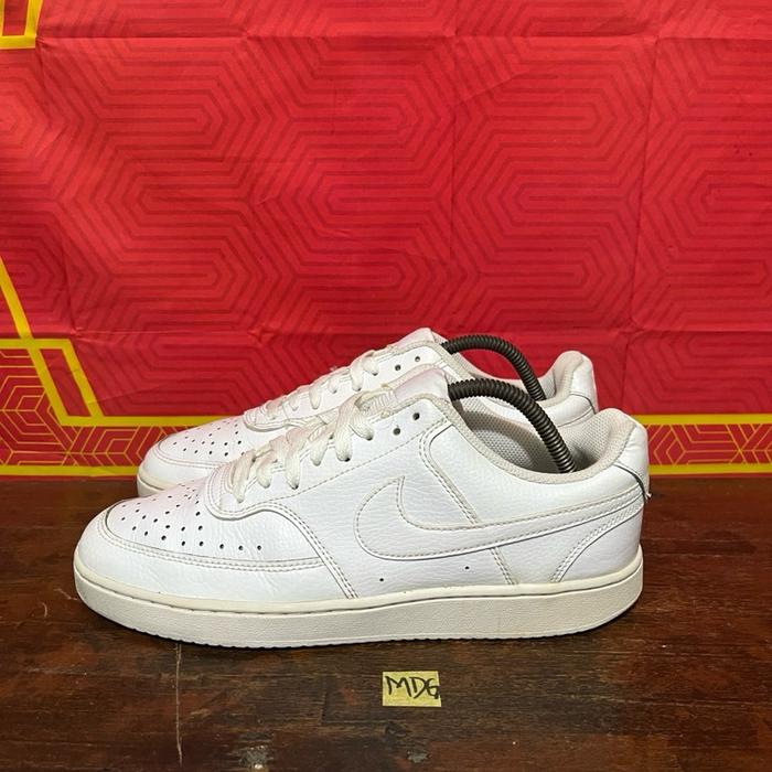 Sepatu second ori nike court vision white size 42