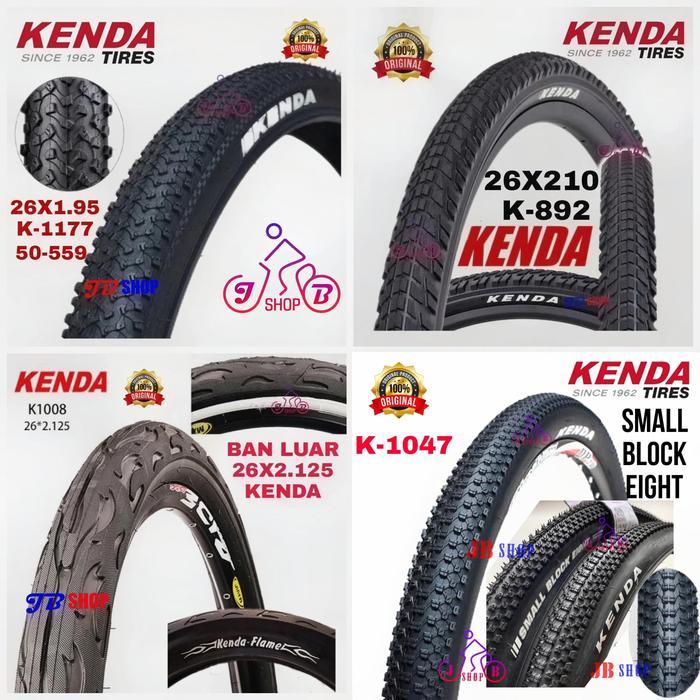 BAN LUAR SEPEDA 26 X 195 1.95 2.10 210 2.125 2125 KENDA ORIGINAL 26X1.95 26X195 26X2.10 26X210 26X2.