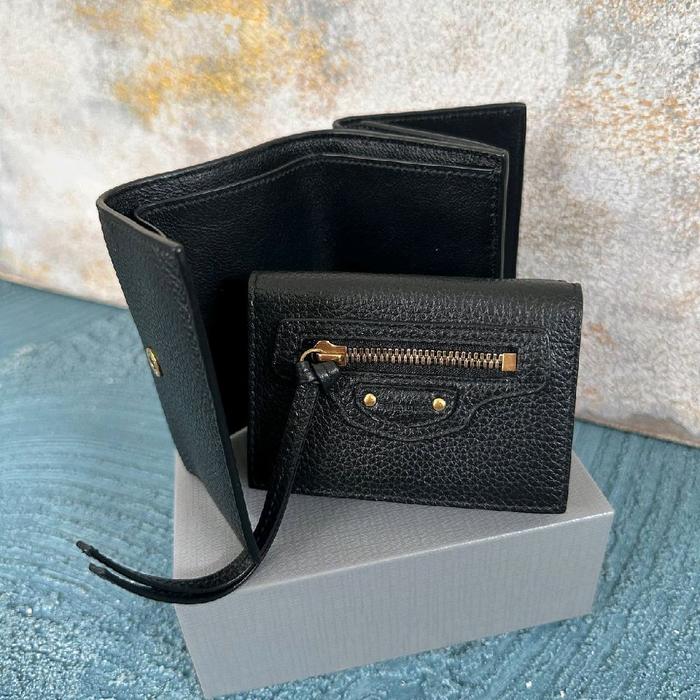 Balenciaga Neo Mini Wallet Black GHW
