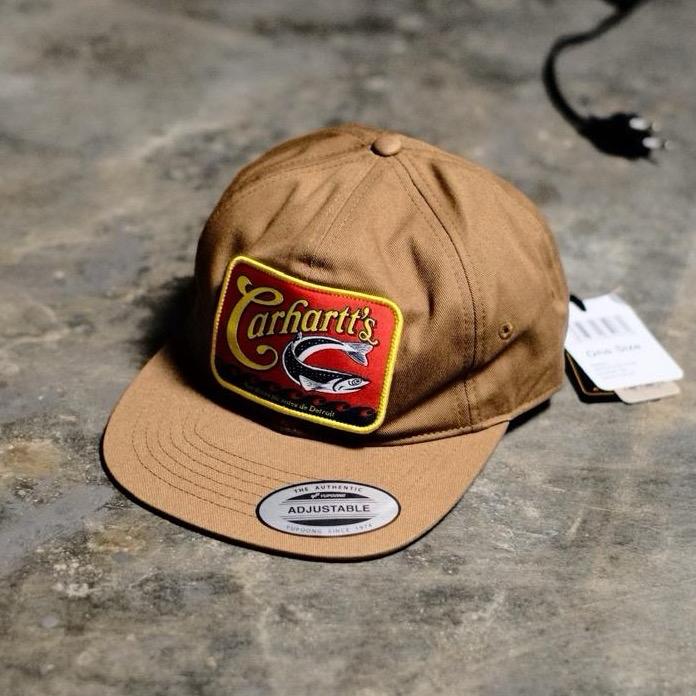 Topi Carhartt WIP Sardinas Cap Brown - Original 100%