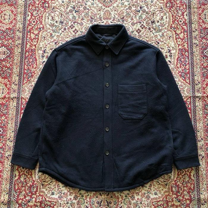 Jaket Uniqlo wool overshirt jacket Casual Uniqlo japan work shirt H951