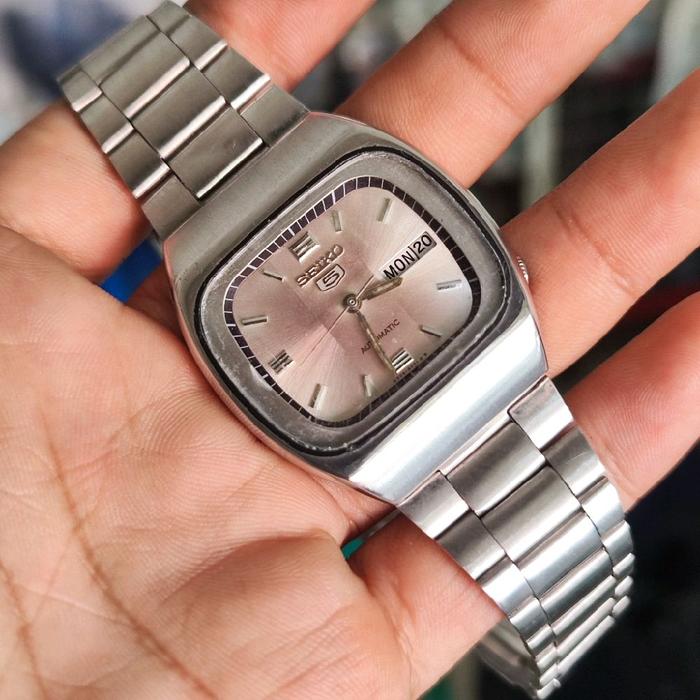 Jam tangan Pria Selk0 5 tv 6309 automatic original second mulus