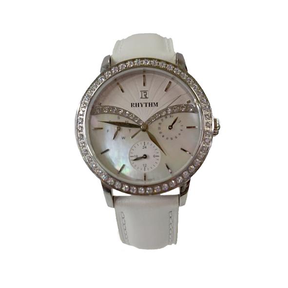 Jam Tangan Wanita Rhythm F1401 L01 Kulit Putih