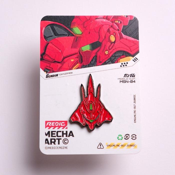 Bros Pin Enamel Gundam SAZABI Head