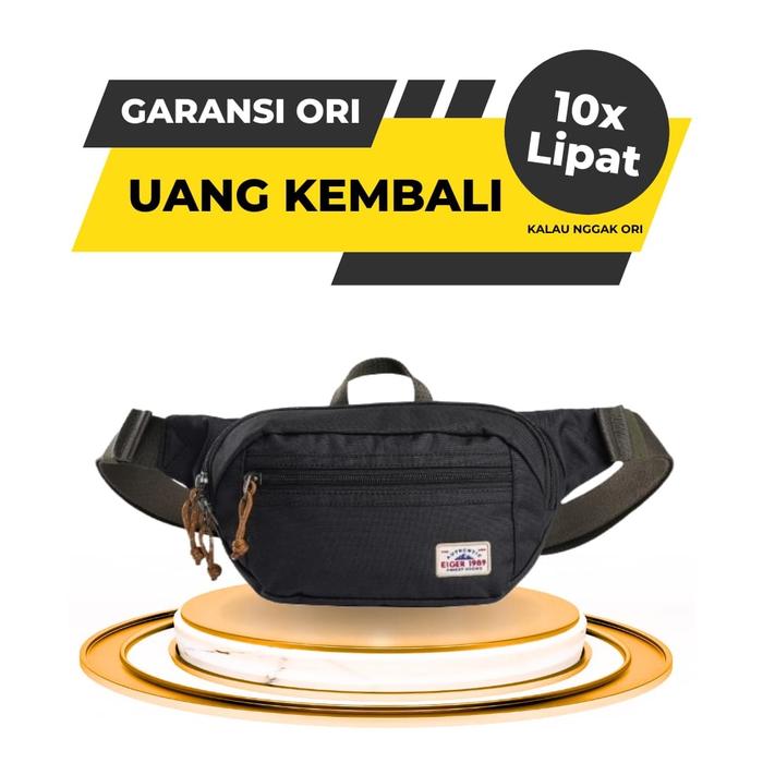 Tas Selempang Waistbag Waist Bag Eiger Grapnel Tas Slempang Pria Cowok Cowo Original Ori Tas Pinggan