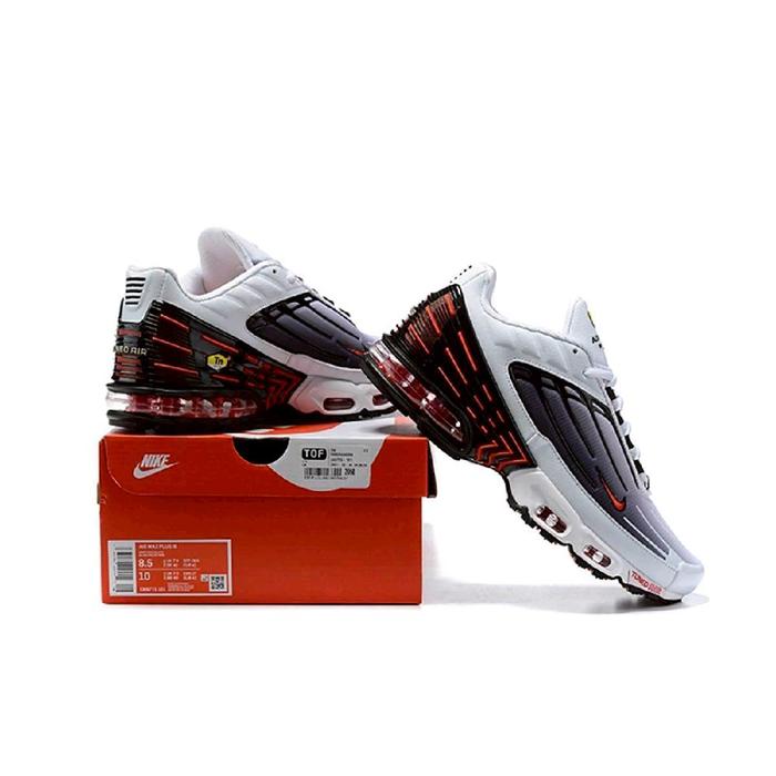 SEPATU NIKE AIR MAX TN PLUS TUNED BLACK WHITE RED ORIGINAL VIETNAM BNIB Sneakers Pria Shoes
