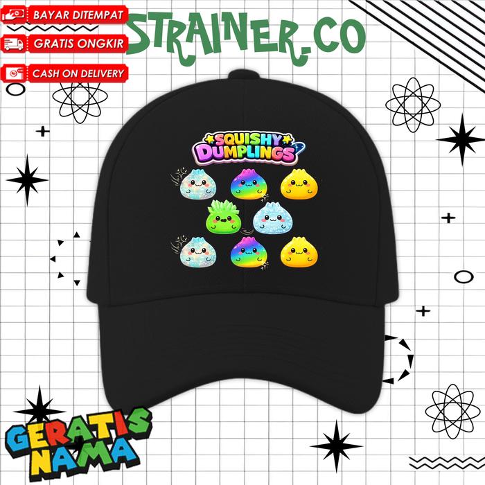 TOPI ANAK Dumpling Squishy Keren - TOPI BASEBALL ANAK MOTIF Dumpling Squishy Lucu 2026 UNISEX COWO C