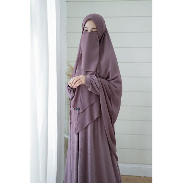 JILBAB CERUTI LAYER / KHIMAR CERUTI MUMTAZ HIJAB