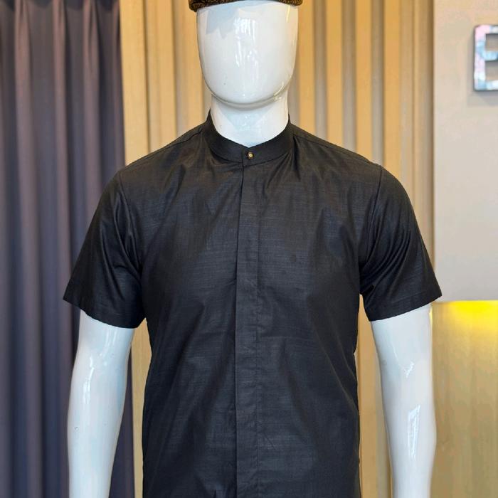 Kemeja Semi Safari Bali  bahan katun linen