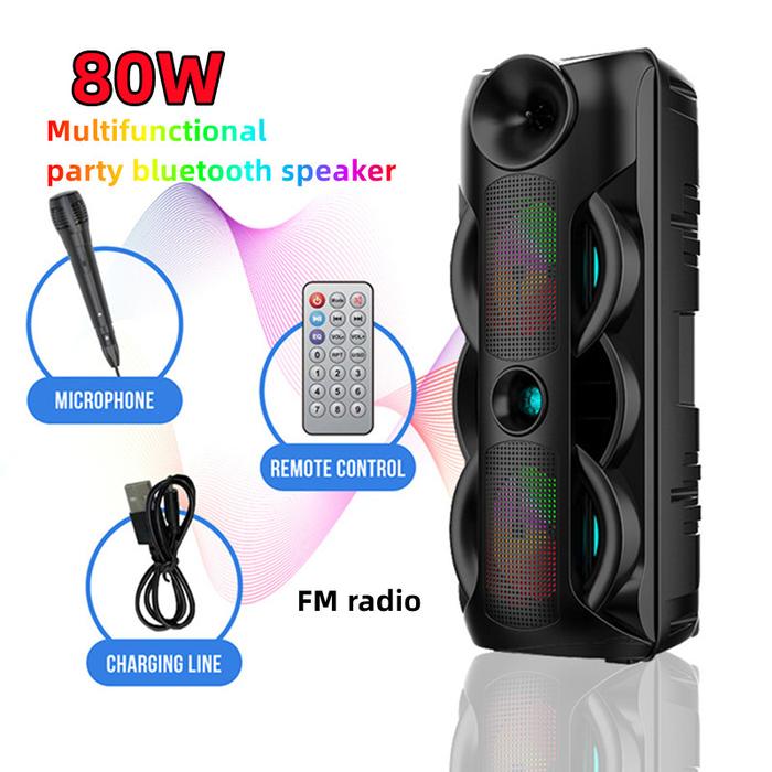 Outdoor Dual 8-inch boombox Square Dance Bluetooth Speaker Portable