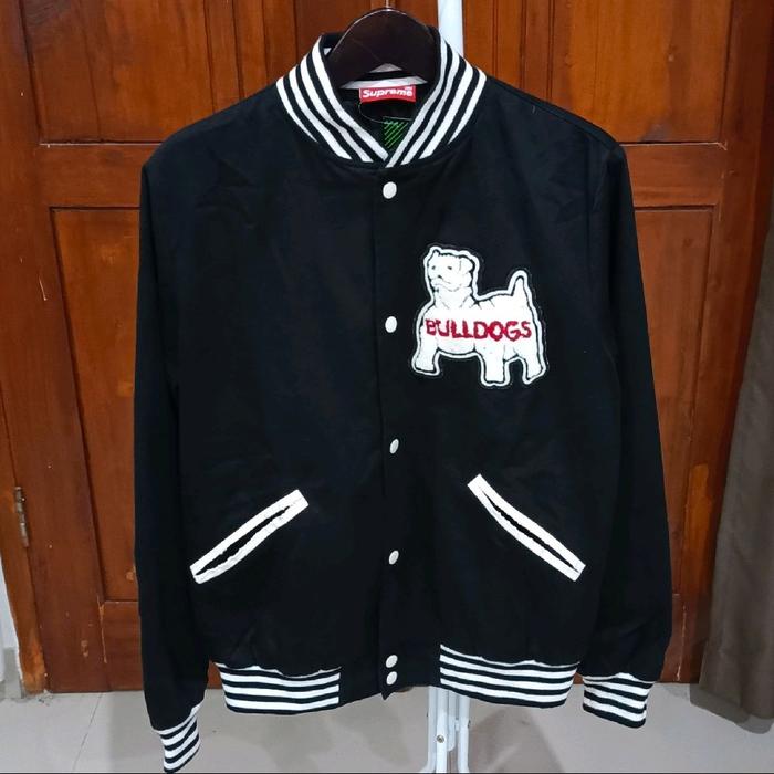 jaket varsity supreme bulldogs (rare item)
