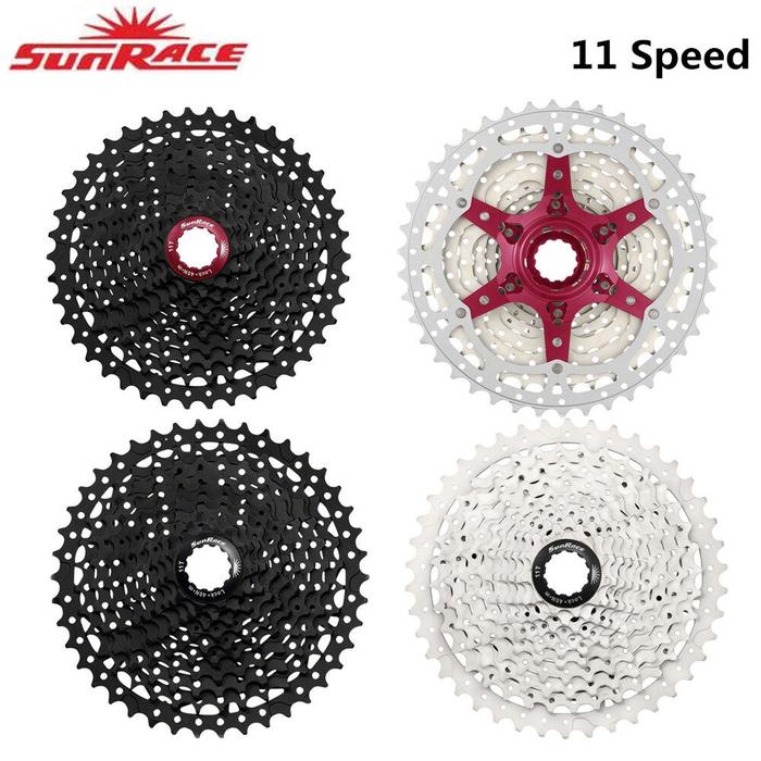 SunRace CSMS8 CSMX8 11-46t 11-51t kaset 11 kecepatan untuk sepeda