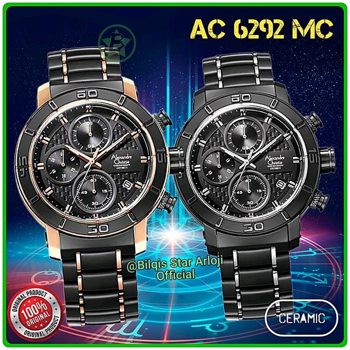 Alexandre Christie Pria Ac 6292 Mc Tali Full Ceramic Limited Original