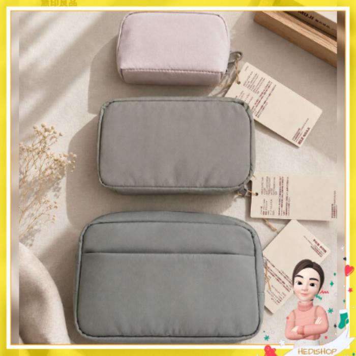 Muji Cosmetic Pouch / Dompet Kosmetik Muji Jepang