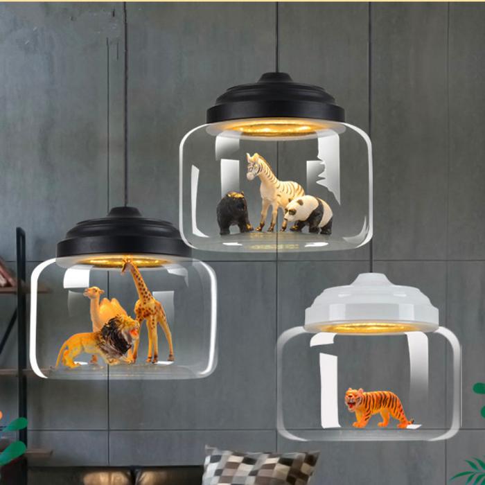 Creative Nordic Restaurant Glass Light Cafe Kindergarten Study