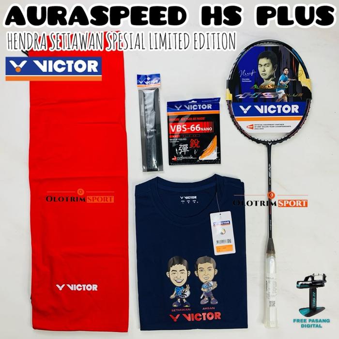 Raket Badminton VICTOR AURASPEED HS PLUS Hendra Setiawan Special Limited Edition ARS AURA SPEED Orig